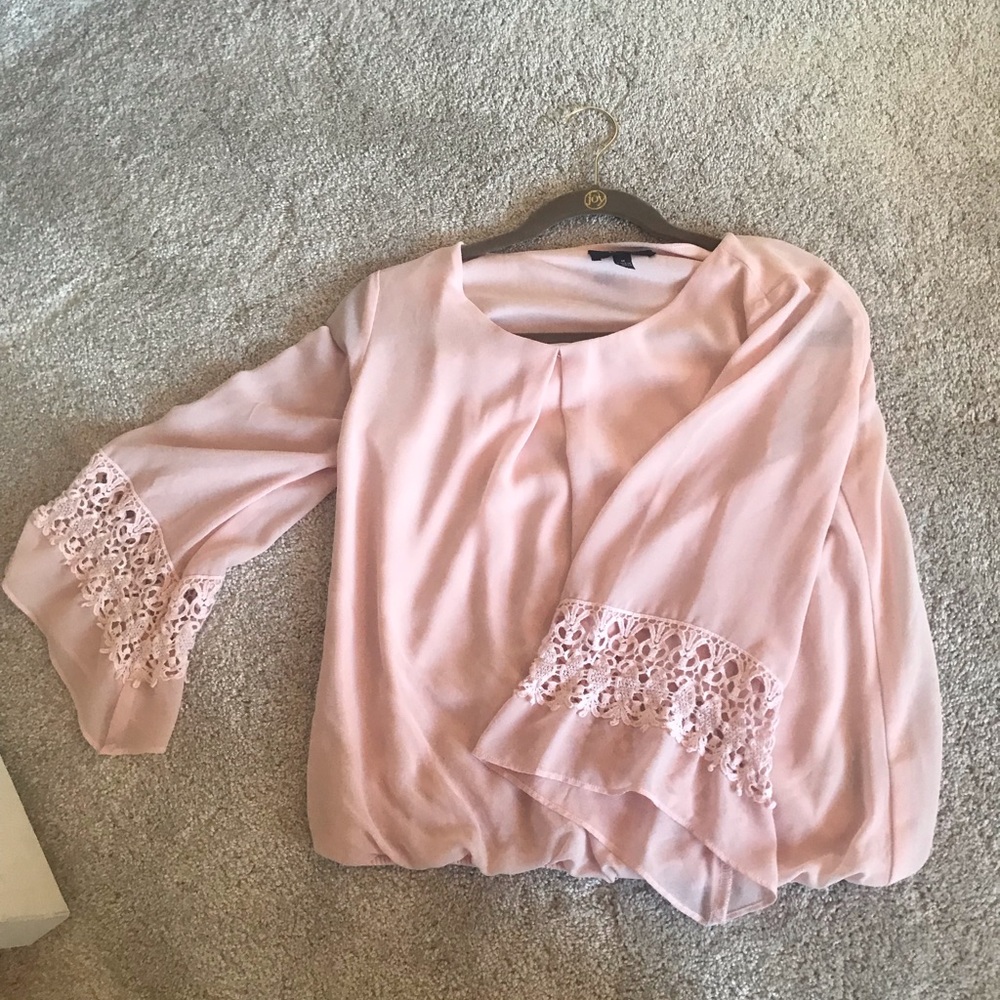 BCX pink blouse